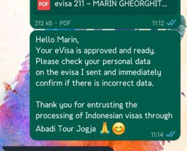 VISA B211 INDOENSIA